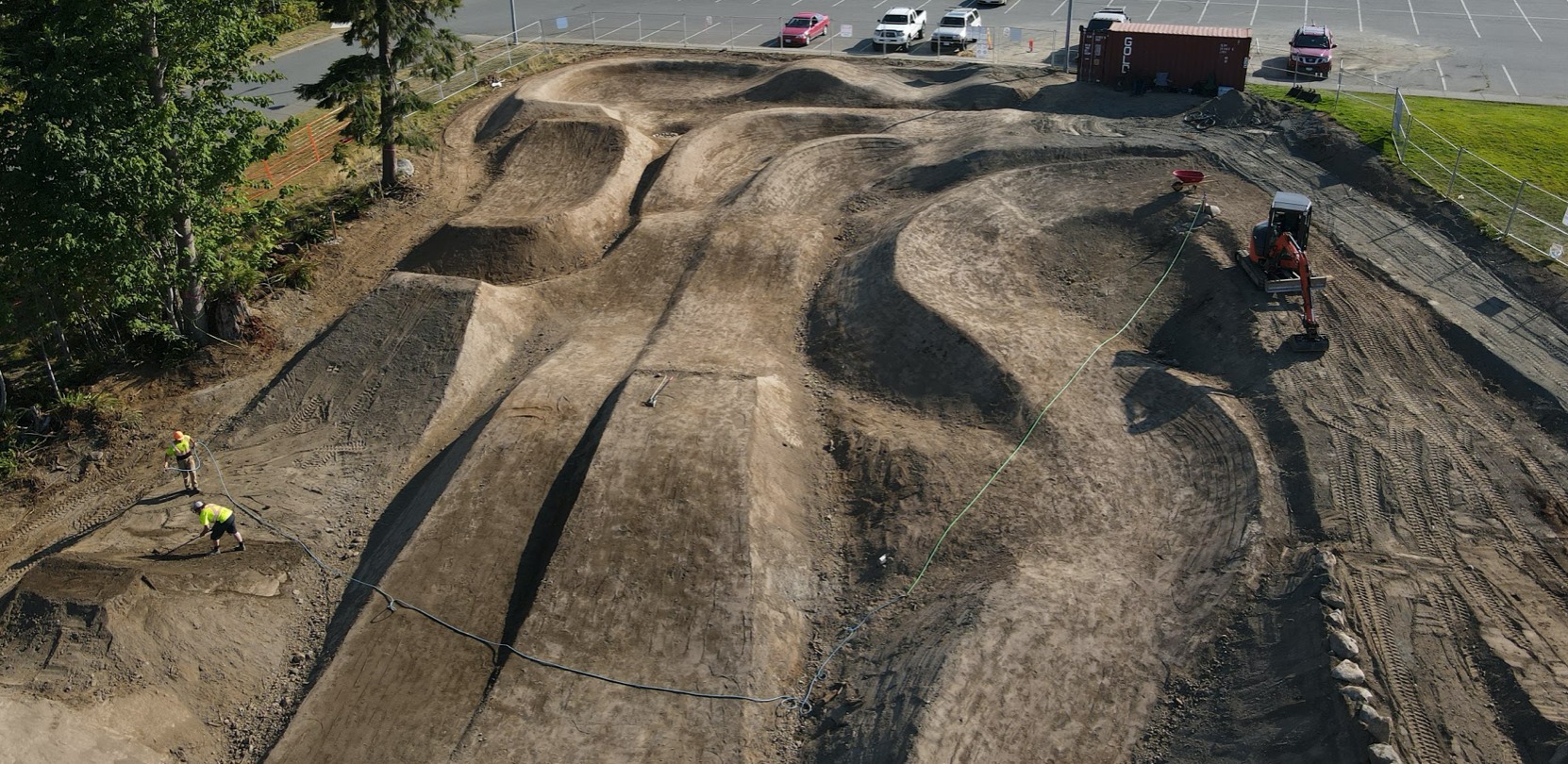 CR Bike Park Drone Image